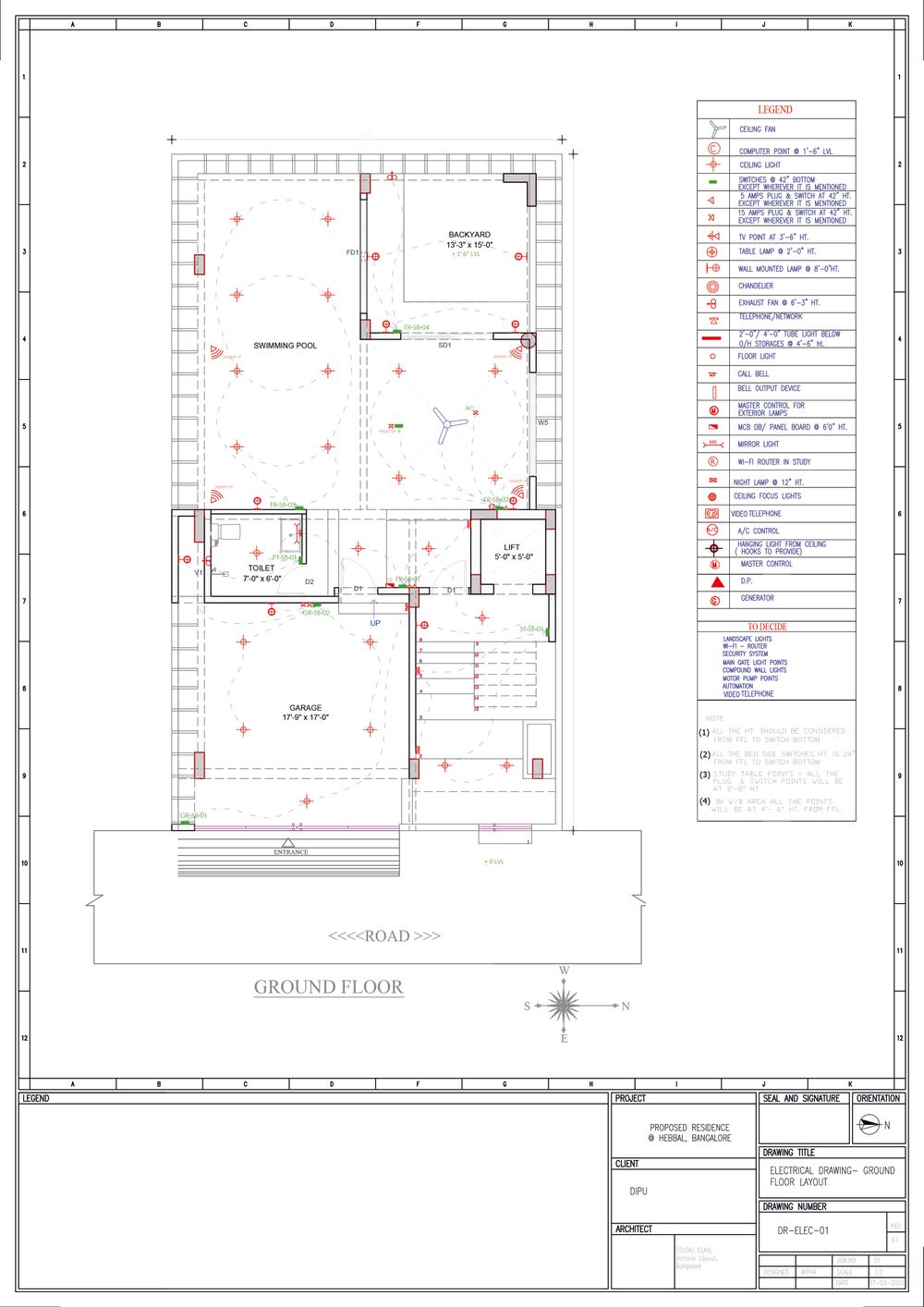 GF Electrical Layout